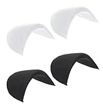 ValueBargain 8 Pcs Shoulder Pads Men, Women, 0.59" Shoulder Pad, Thickening Foam Breathable Shoulders Pad for Women, Men, Sloping High Low Shoulders Enhance Outfit Shap (2 Colors)