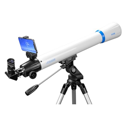 Telescopio refractor astronómico 70 mm con trípode ajustable miniatura 2