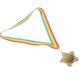 Beavorty Medallas de Premio de Aleación de Zinc Cordón para y Niñas, Accesorio Deportivo para Eventos Escolares y Fiestas Infantiles