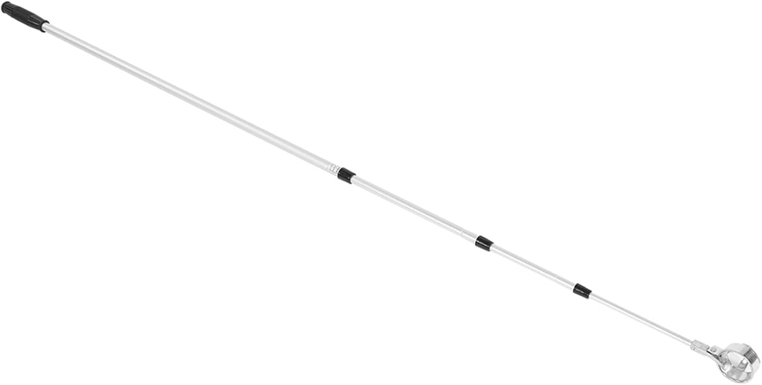 Golf Ball Retriever, Aluminum Alloy Golf Ball Retriever, Telescopic Ball Retriever Tool Golf with Locking Clip, Golf Accessories