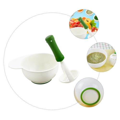 Totority 2 Conjuntos De Moagem Tigela Triturador De Alimentos Tigela Moedor Multifuncional Moinho De