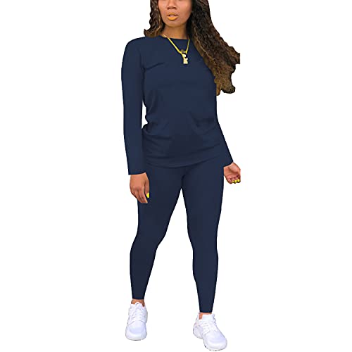 Nimsruc 2 Piece Outfits for Women Casual Jogging Suits Matching Lounge Sets