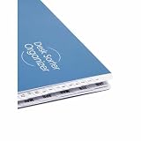 Deluxe Expandable File, 1-31/Jan-Dec Index, Letter Size, Pressboard, Navy Blue