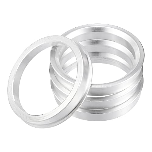 X AUTOHAUX 4pcs OD 65.1mm to ID 54.1mm Aluminum Alloy Car Auto Hub Centric Rings Wheel Bore Center Spacer Replacement