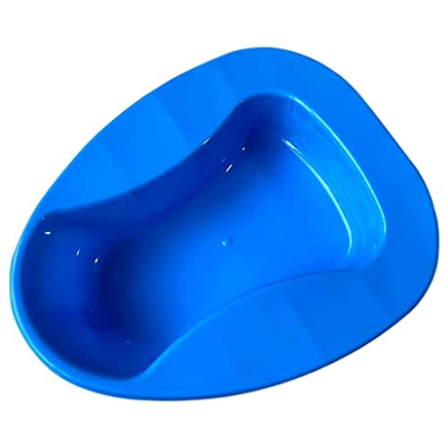 1 padella anti-schizzi grande blu per pazienti legati al letto uso domestico infermieristico