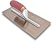 MARSHALLTOWN PermaShape Finishing Trowel, 12 x 5 Inch Broken-In Golden Stainless Steel Concrete Tool, Made in the USA, PB7GSD