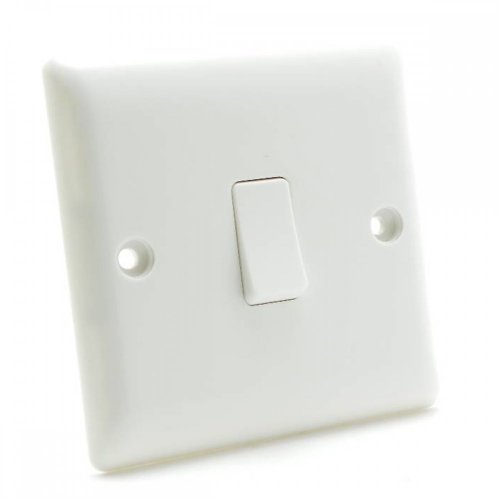 BG Electrical 812 Nexus Single 1 Gang 2 Way White Switch