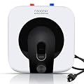 Fisoceny Mini Tank Water Heater 2.5 Gallons Under Sink Small Electric Water Heater 110V 120V 1.5Kw Hot Water Storage Instant Hot Water Heaters for Kitchen,Restaurant,Rv,Shelf Wall Floor Mounted