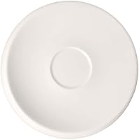 Vista 2 de Villeroy & Boch NewMoon Collection - Plato para taza de café, porcelana premium, fabricado en Alemania, apto para lavavajillas y microondas, 6.5