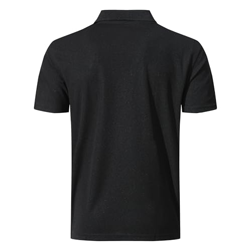 Men's Quick-Dry Active Polo Shirts Short Sleeve Performance for Golf Tennis Daily Casual Collared T-Shirt3