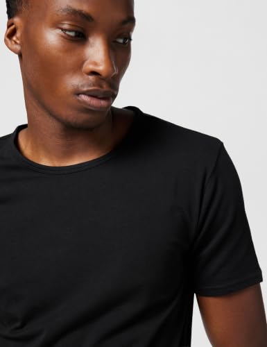 Tommy Hilfiger Men's Stretch Cn Tee Ss 3Pack UM0UM03933 S/S T-Shirt, Multi (Black/White/Grey Heather), L – Ansicht 4