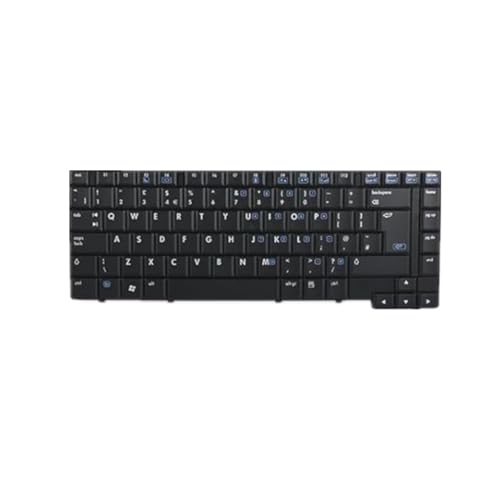Teclado de Laptop HP Compaq CQ 8710p Negro con Distribución UK para Repuesto de Ordenador