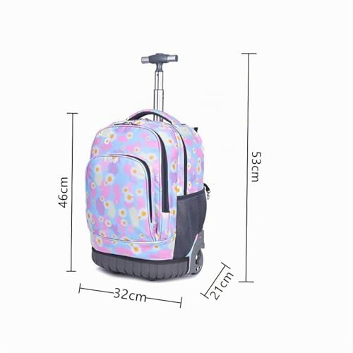 Mochila ruedas equipaje infantil niños maleta trolley para niñas bolsas escolares con ruedas 2