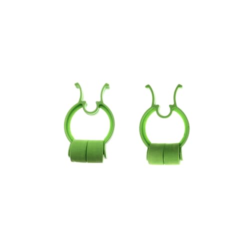 Professionelle Rettungsgeräte Stop Clip Epistaxis Pflege Nasenbluten Stopper Nasenclip für Outdoor-Aktivitäten 2Stücke (Green, 6.5cm)