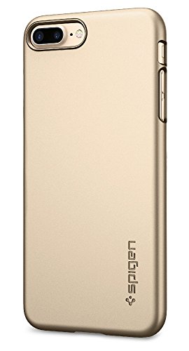 Spigen Thin Fit Designed for Apple iPhone 8 Plus Case (2017) / Designed for iPhone 7 Plus Case (2016) - Champagne Gold