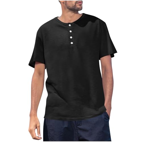 T-shirt Henley léger et résistant idéal pour le fitness et le quotidien