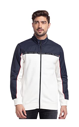 Image of Spykar Men's Cotton High Neck Sweatshirt