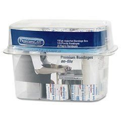 First Aid Bandages, Assorted, 150 Pieces/Kit