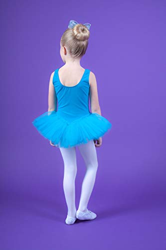 tanzmuster ® Balletjurk meisjes Tutu - Anabelle - van zacht katoen met tuturok voor kinderen - Image 7