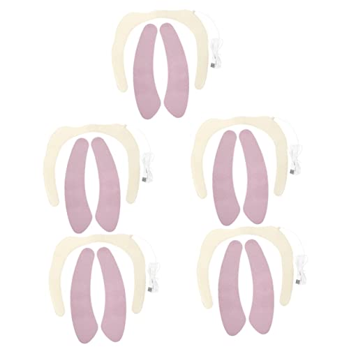 DOITOOL 5 Stück Beheizter Toilettensitz Beheizter Toilettensitz Kissenbezug Toilettensitzwärmer Kissen Toilettensitze Kissen Für Winter Pu Toilettendeckel Weiß Alle Jahreszeiten