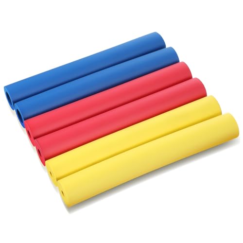 YBEATY 6 Pcs Foam Grip Tubing Ideal Comfort Aid for Utensils Adaptive Utensils Grip Tubing Tools and Pens No BPA for Elderly Disabled Arthritic Handicapped (Multicolor)