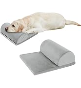 MABOZOO Dog Bolster Pillow for Large and Medium Dogs, Comfortable and Portable Pet Pillow, Easy t...