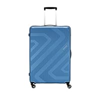Kamiliant by American Tourister KAM Kiza Polypropylene 55 cms Ash Blue Hardsided Cabin Luggage (KAM KIZA SP 55CM – ASH BLUE)