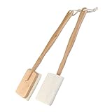Tinksky Bath Body Blush for Back Exfoliating Loofah with Long Handle Pack of 2