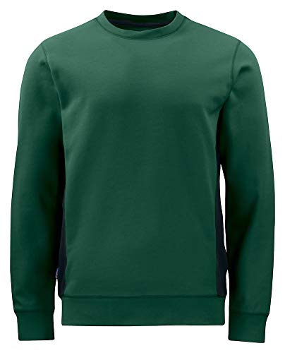 Sweatshirt forest green confort premium en coton doux taille S