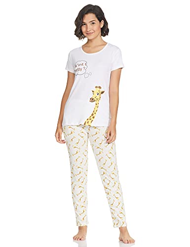 Image of Rupa Women's Cotton Checkered Pajama Set