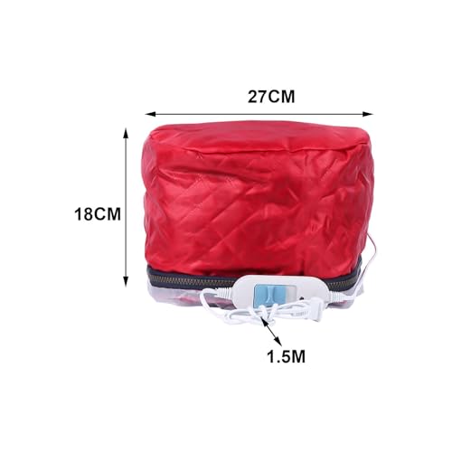 MERIGLARE Touca de aquecimento para cabelo, chapéu de cuidados com controle de temperatura de 3 modo