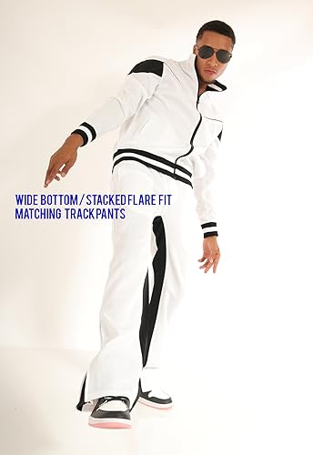 Image of SCREENSHOT-TRACK JACKET Mens Urban Hip Hop Premium Track Jacket - Slim Fit Side Taping Sportswear Urbanwear Streetwear Top