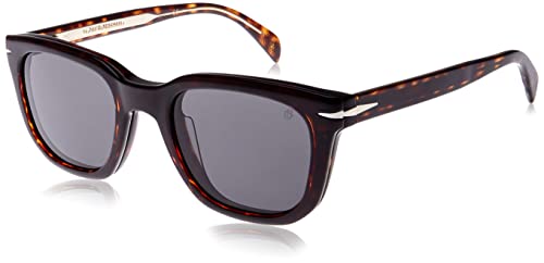 David Beckham DB 7043/CS Havana/Clear Havana/Grey Clip-On 50/21/145 men Sunglasses