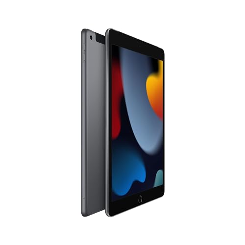 2021 Apple iPad (10,2-zoll, Wi-Fi + Zellular, 256GB) - Space Grau (Generalüberholt) – Ansicht 2