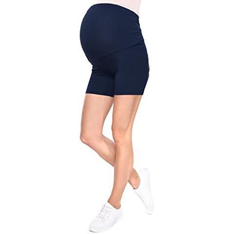 MijaCulture Comfortable Short Maternity Leggings Cover
