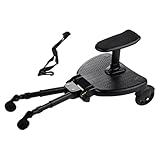 Plateforme de Poussette | 2 En 1 Porteur Anti Dérapant,Plateau Glisseur Siège Amovible   Pour Filles Garçons Marche Extérieure Shopping Camping Visites Zoo Pique Nique