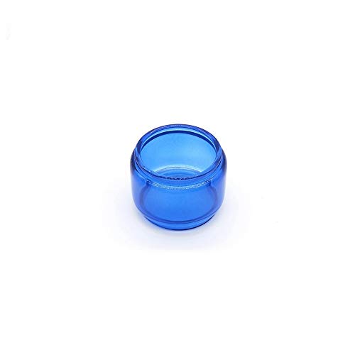 Qingtian-ceg Tubo de Vidrio con Grasa de Burbuja Bombilla del Tanque Tubo de Vidrio for SMOK Stick Prince Kit/mag 225w Kit/X-Priv 225W,Sin Tabaco ni nicotina (Color : 1x Blue Bulb Glass)