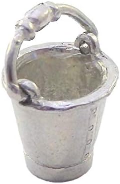 Melody Jane - Cubo de peltre para casa de muñecas a escala 1:24, accesorio de cocina en miniatura