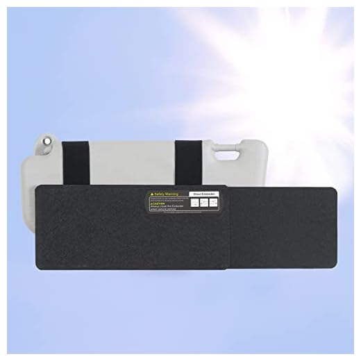 Sun Visor Sunshade, FULLONG Car Side Window Sun Visor Extender Windshield Sunshade, Protects from UV Rays, 1 Piece (Black)