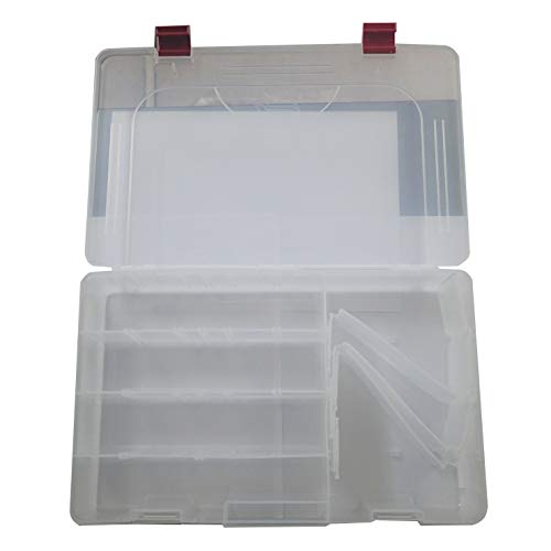 PLANO ProLatch 3700 StowAway- Deep Bulk ,Fishing tackle box, Plastic Box, Plastic Storage Organizer Box, Tackle Tray for Crankbaits, Softbaits and hooks and other fishing equipment