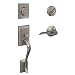 Schlage Addison Single Cylinder Handleset and Accent Lever, Satin Nickel (F60 V ADD 619 ACC)