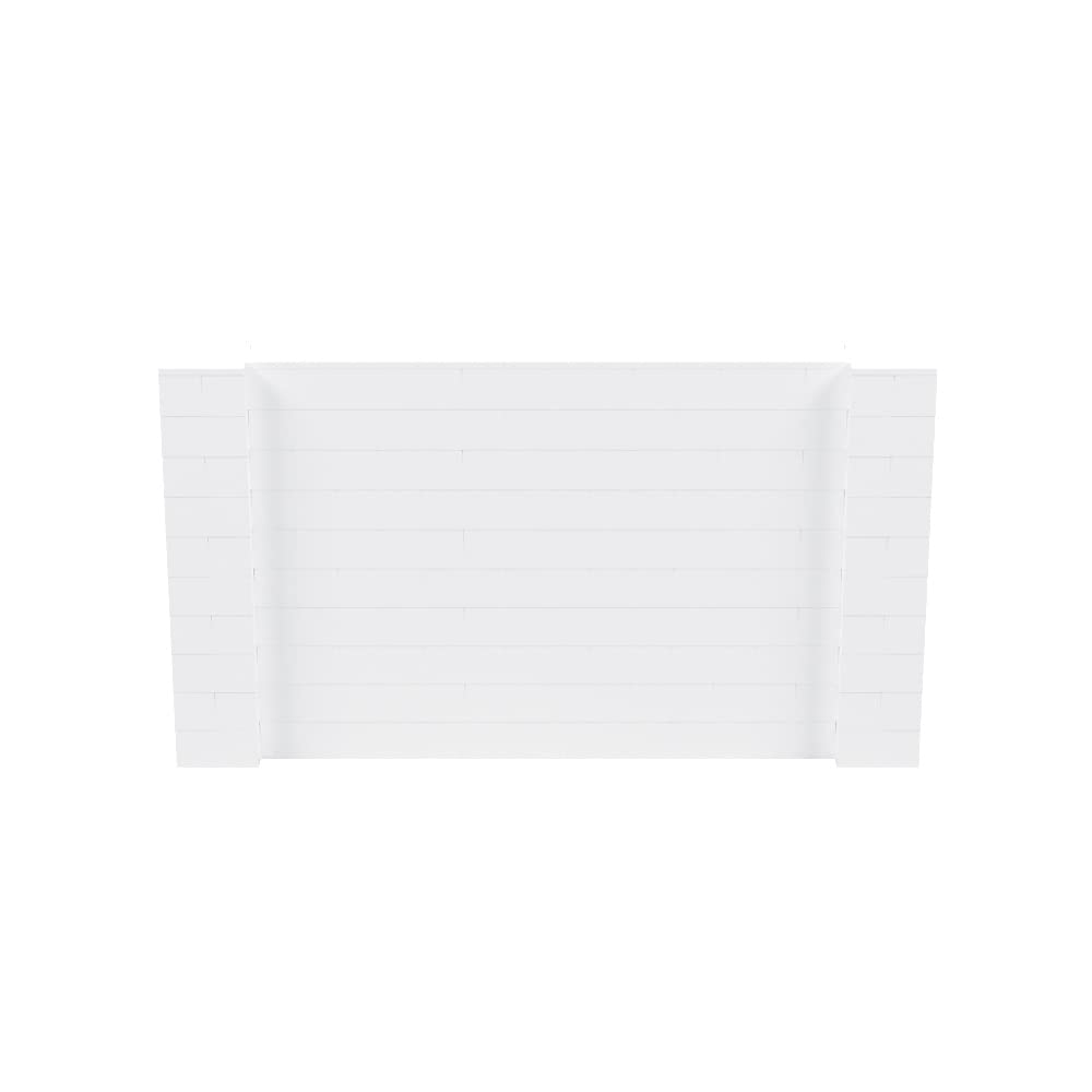 EverBlock 9' x 5' Wall Kit | Modular Building Blocks | Wall System for Building, Display & Structures | Room Divider & Partition | Easy to Connect &