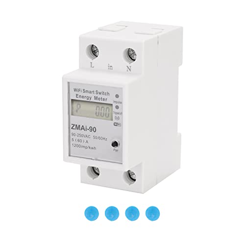 Staright Monofásico Din Rail Wifi Medidor de energia inteligente Consumo de energia Medidor de kwh M