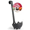 OTOTO Katie Cat Soup Ladle Halloween Gifts Black Cat Gothic Gifts Gifts for Cat Lovers Spooky Cat Gift Cute Kitchen Accessories Fun Gifts Katie Cat Black