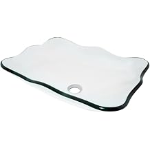 Novatto TIS-317C Elegante Glass Vessel Bathroom Sink