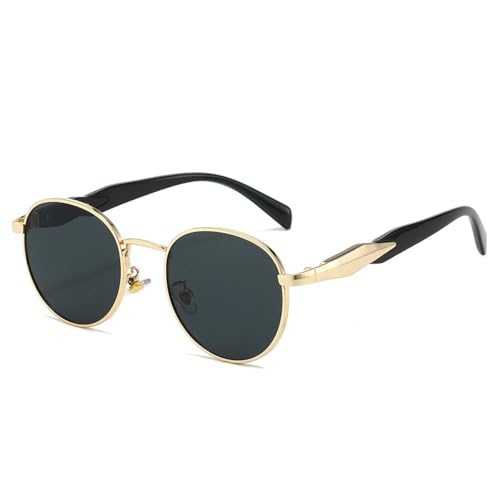Lunettes de soleil ovales pour femmes et hommes avec verres transparents dégradés UV400