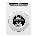 CONTOURE RV Stackable Front-Load Electric Dryer, White 24' | Compact Solution for RVs | 4 Drying Cycles | 3 Temperature Settings | DE-1350W