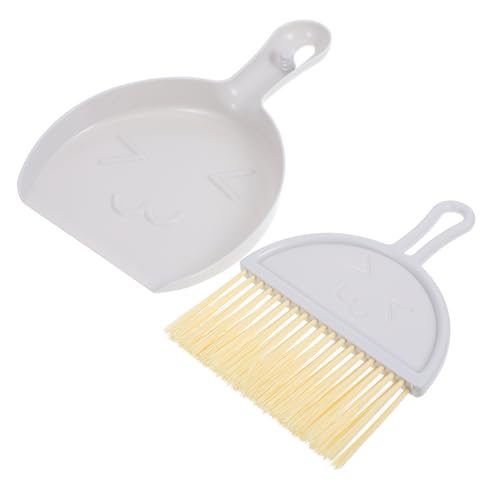 OUNONA Mini-Besen Und Kehrschaufel-Set Kleines Handbesen Mit Schaufel Winziger Besen Für Reinigung Kompaktes Design Vielseitig Einsetzbar Für Zuhause Büro Auto Und Schreibtisch