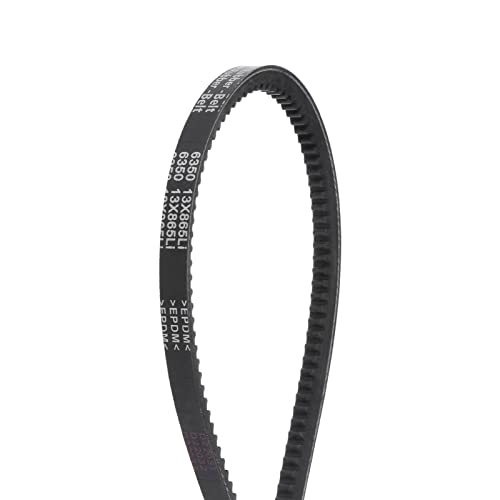 Courroie crantée AX34 anti-patinage en EPDM 865mm pour stopper les pertes de puissance