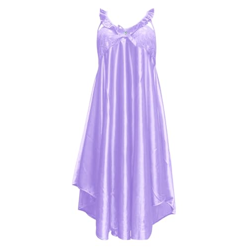 Loinjsnktng Sleeveless Nightgowns For Women Wide Strap Sleep Shirt Round Neck Sleep Dress Casual Cute Lightweight Night Gown - image 3